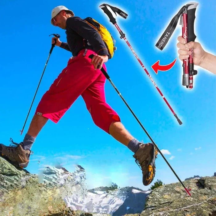 Justerbare Trekkingstænger Sammenfoldelig Teleskopstang