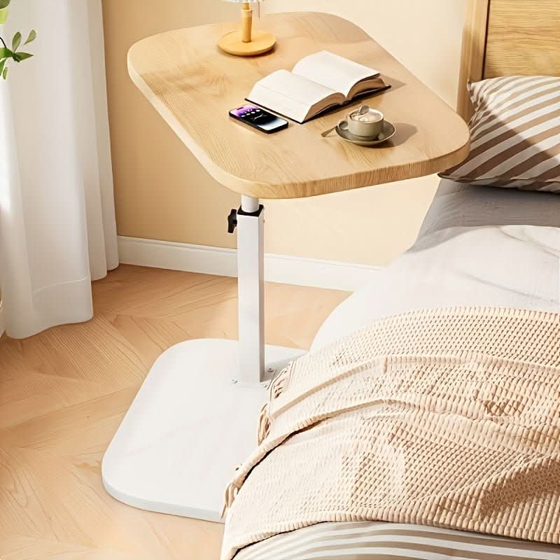 Justerbart Sidebord Til Sofa - Multifunktionelt Design Med Justerbar Højde