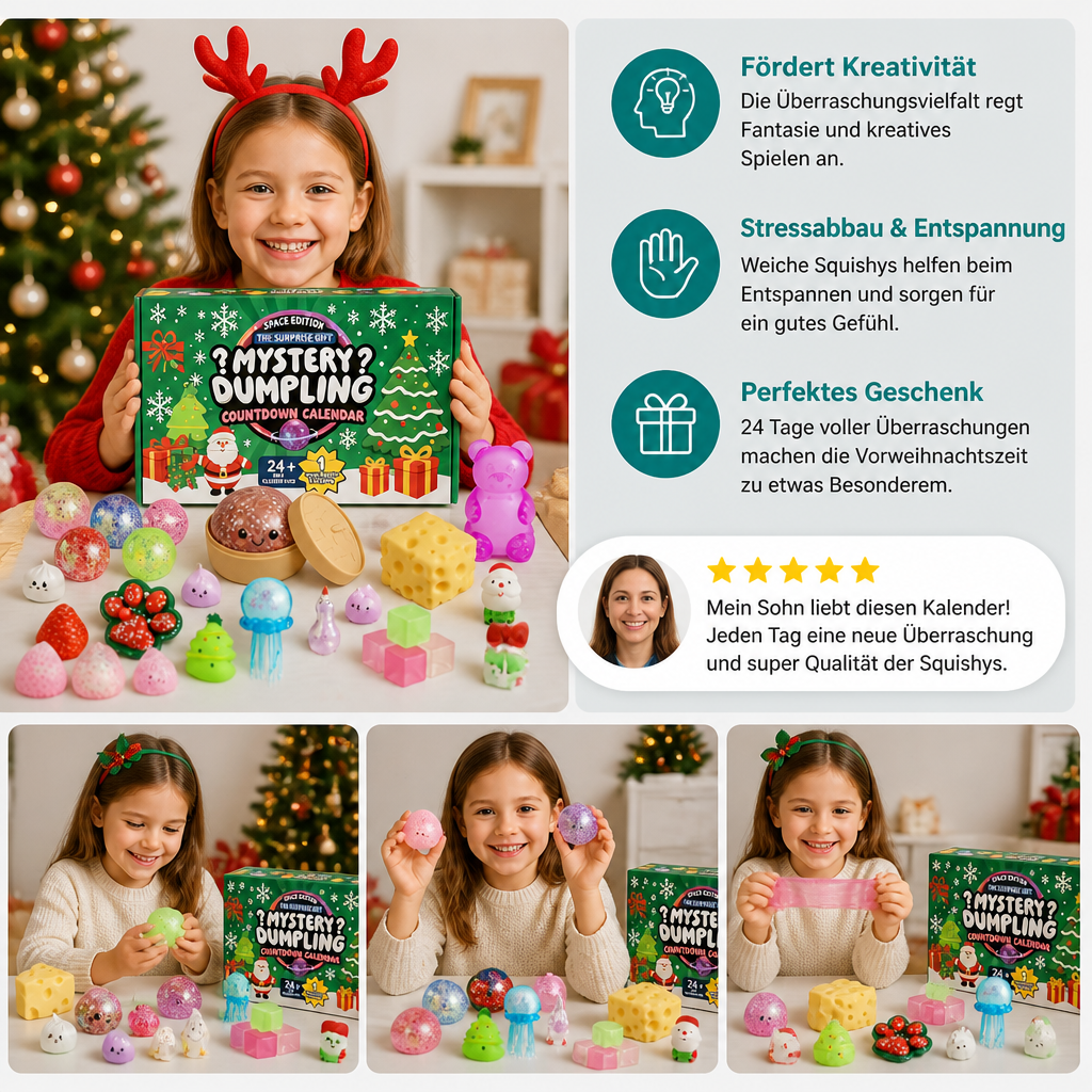 Mjuk adventskalender för barn – 24 dagar fulla av överraskningar