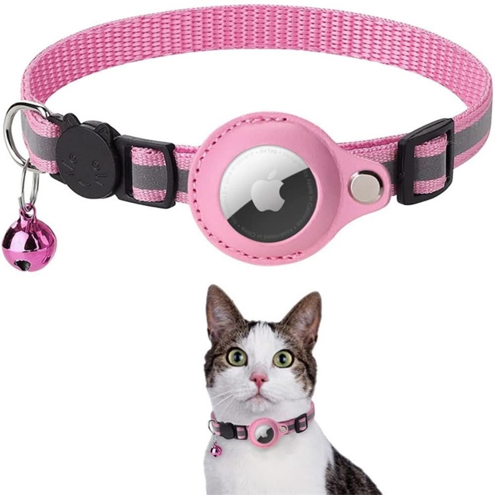 Katte GPS Tracker Halsbånd med Reflekterende Design