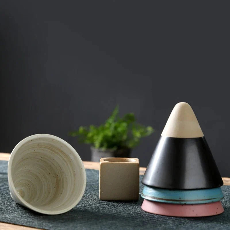 Kegleformet Kaffekrus Kunstnerisk Design