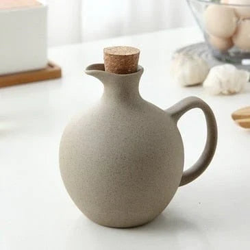 Keramisk Oliepotte Til Eddike Og Olivenolie Stilfuld Design