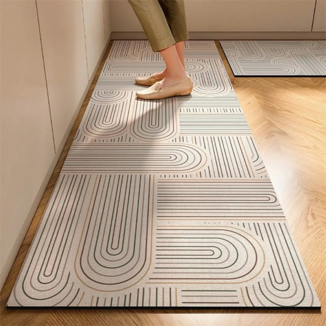 Køkkenmåtte med Skridsikker Overflade og Absorberende Design