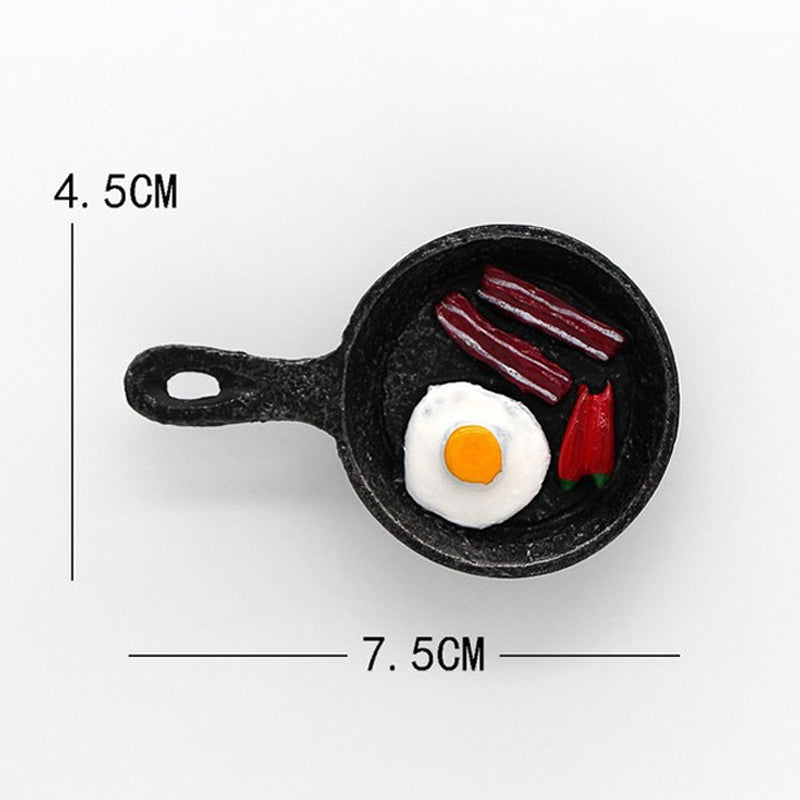Køleskabsmagnet Sæt med Tegneserie Motiver Farverige 3D Design