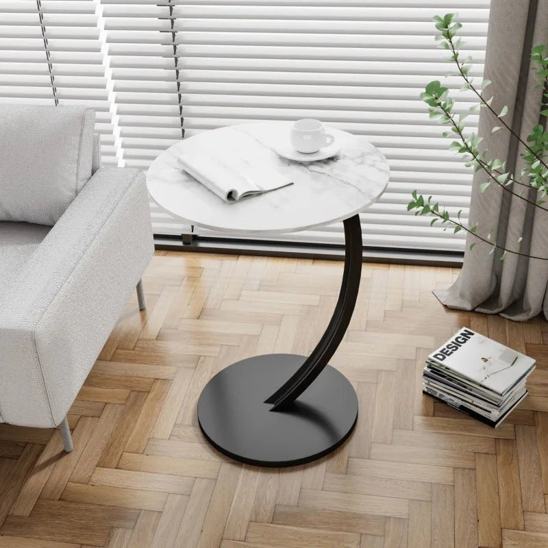 Kompakt Rundt Sidebord til Moderne Rum