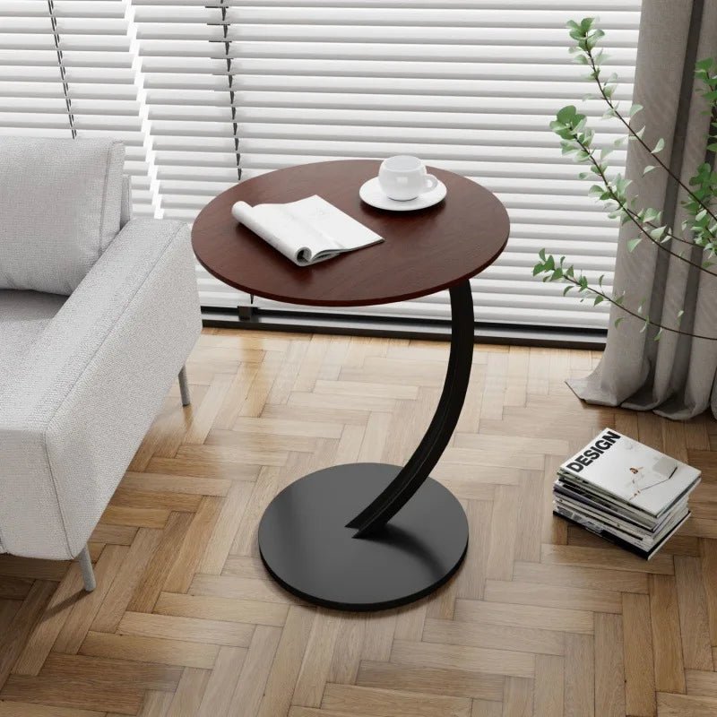 Kompakt Rundt Sidebord til Moderne Rum