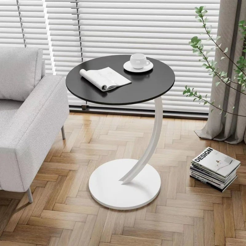 Kompakt Rundt Sidebord til Moderne Rum