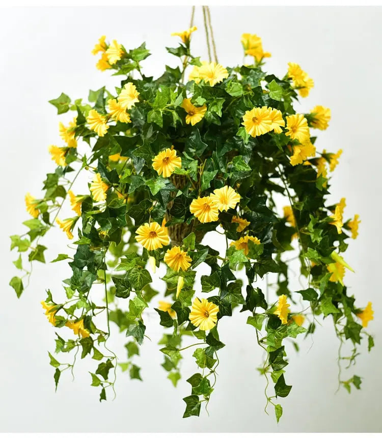 Kunstig Morgenherlighed Blomster til Indendørs og Udendørs Dekoration