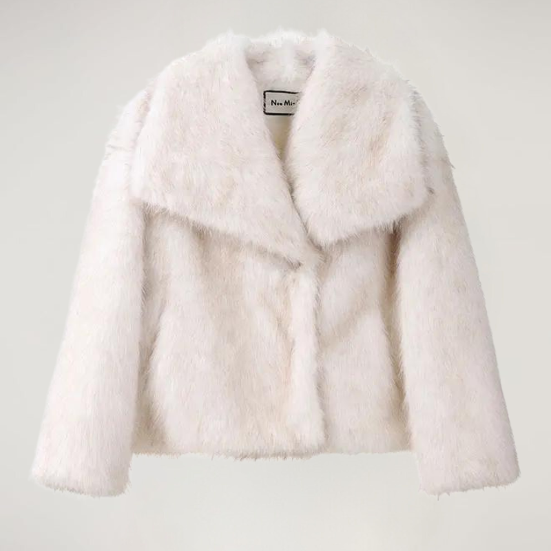 Liliana Manteau Luxe Kvinde – Ultra-Blød Faux Fur Frakke med Elegant Stil til Vinter