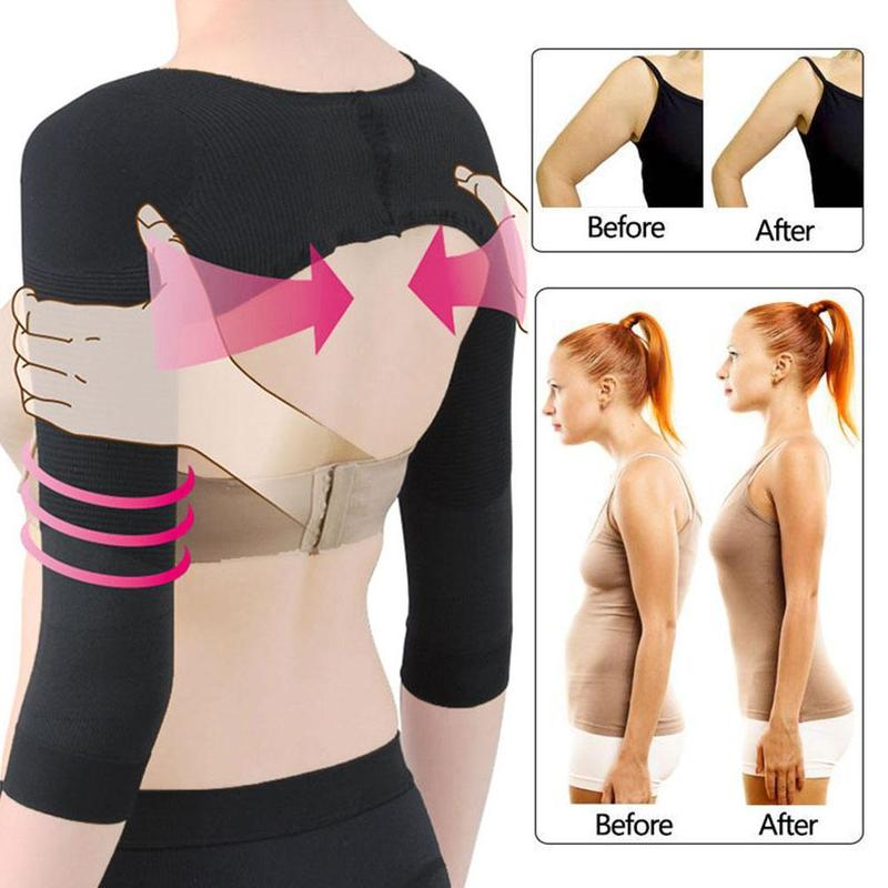 Kvinders Arm Shaper Ærmer Kompressionsdesign