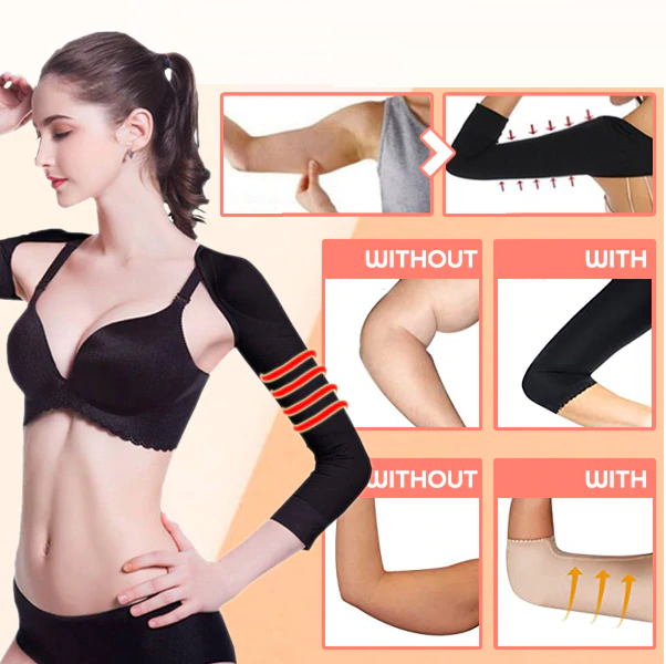 Kvinders Arm Shaper Ærmer Kompressionsdesign