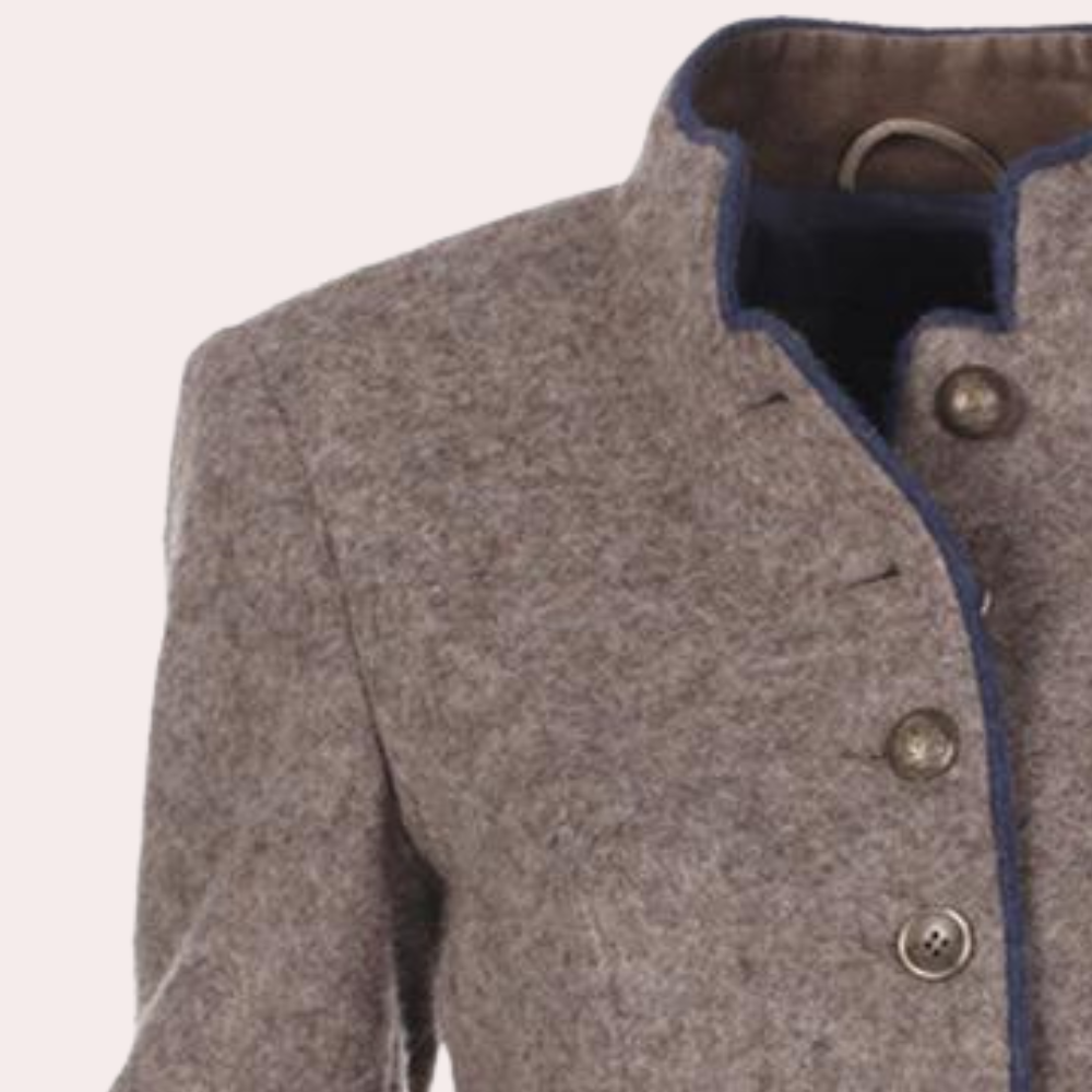 Kvinders Blazer med Struktureret Pasform