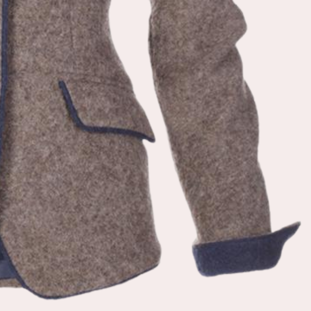 Kvinders Blazer med Struktureret Pasform
