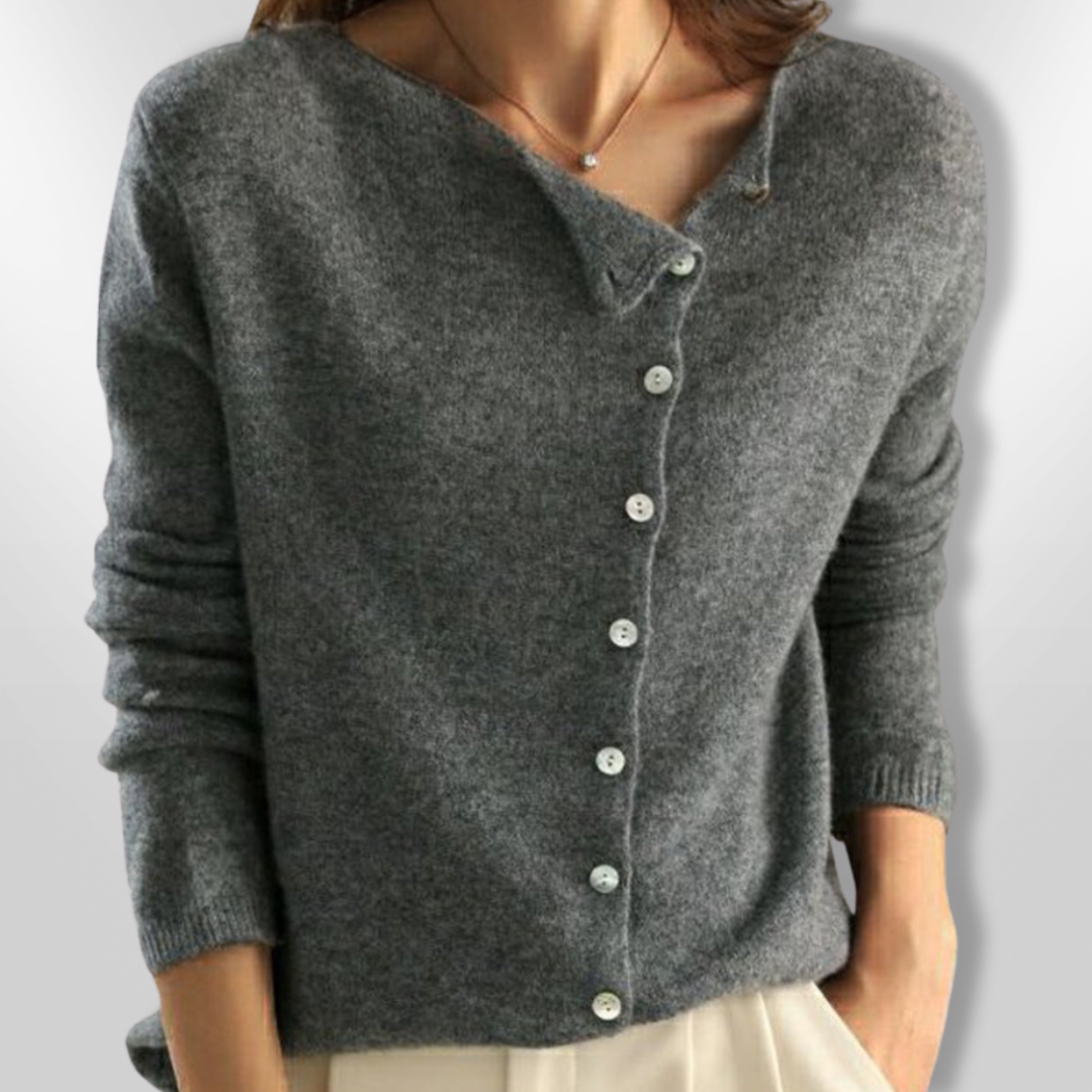Kvinders Cardigan Åben Stil Cashmere