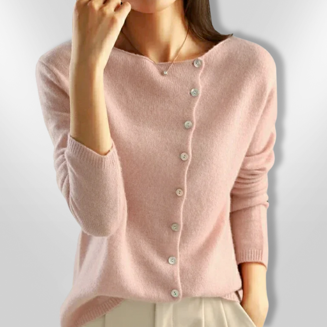 Kvinders Cardigan Åben Stil Cashmere