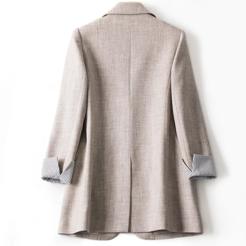 Kvinders Casual Blazer Langærmet