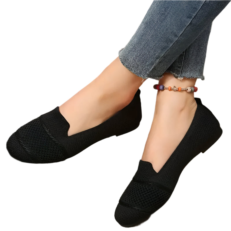 Kvinders Casual Loafers Slip-Ons Furry For Åndbare Materialer