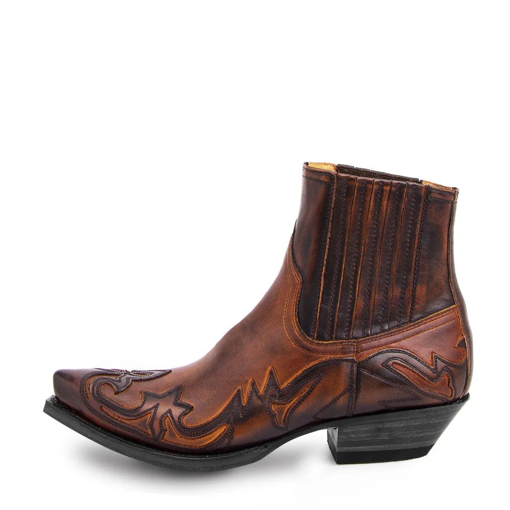 Kvinders Cowboystøvler med Broderi