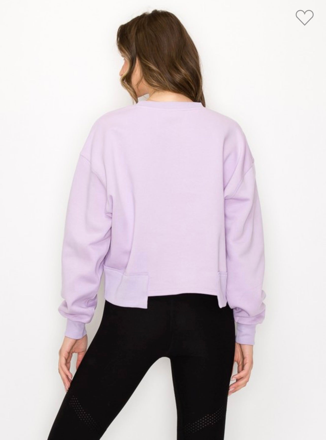 Kvinders Cropped Sweatshirt Oversized Blødt Stof
