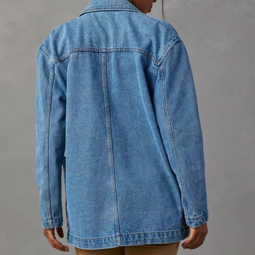 Kvinders Denimjakke Casual Stil
