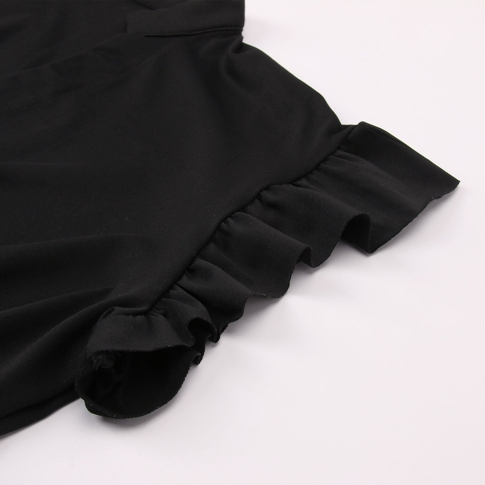 Kvinders Dirndl Bluse med Flæsede Ærmer