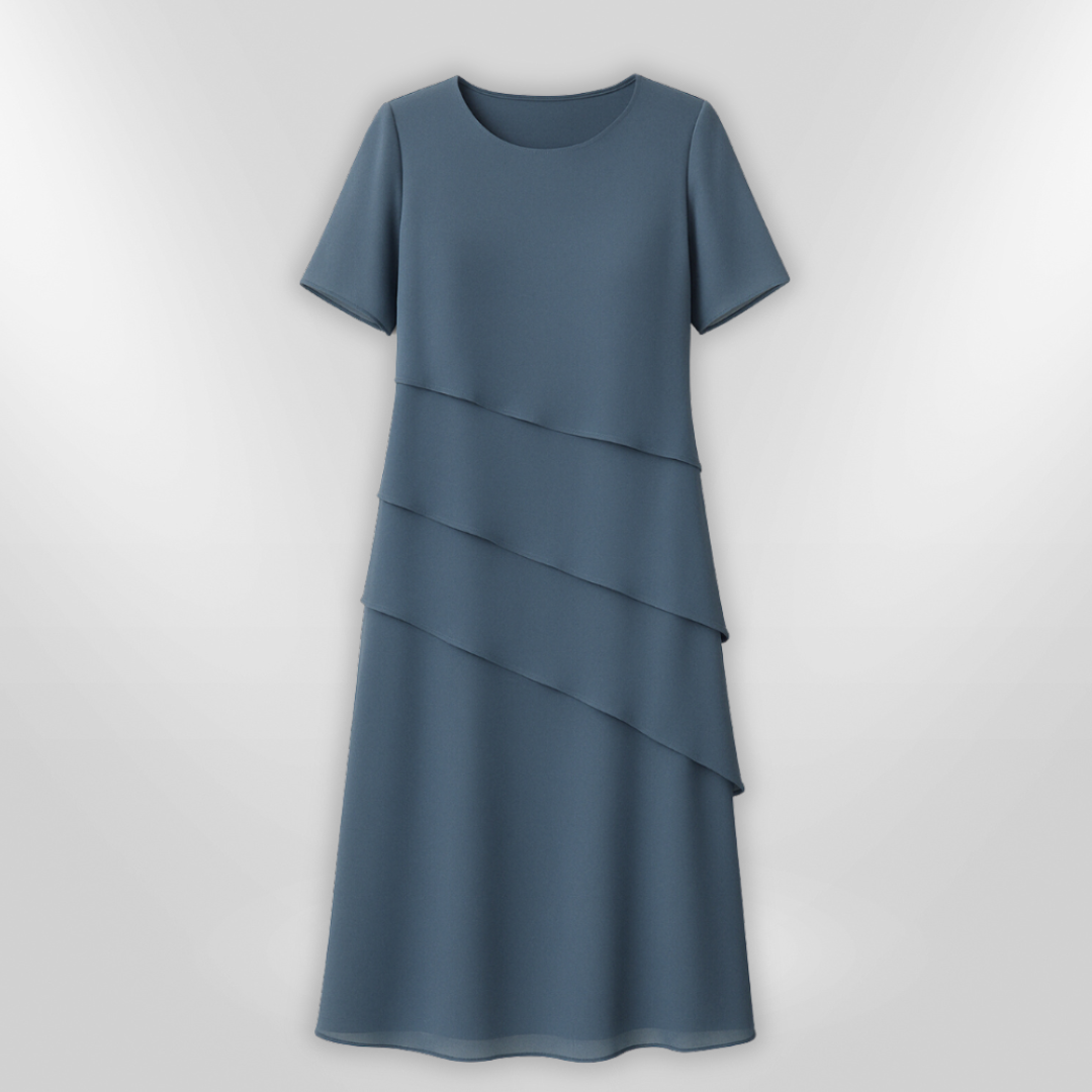 Kvinders Elegant Kjole i Chiffon