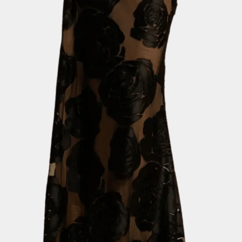 Kvinders Floral Kjole Elegant Design Polyester