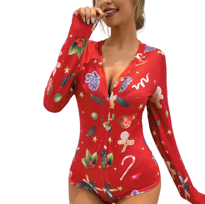 Kvinders Bodycon Playsuit V-hals Patchwork Slim Fit