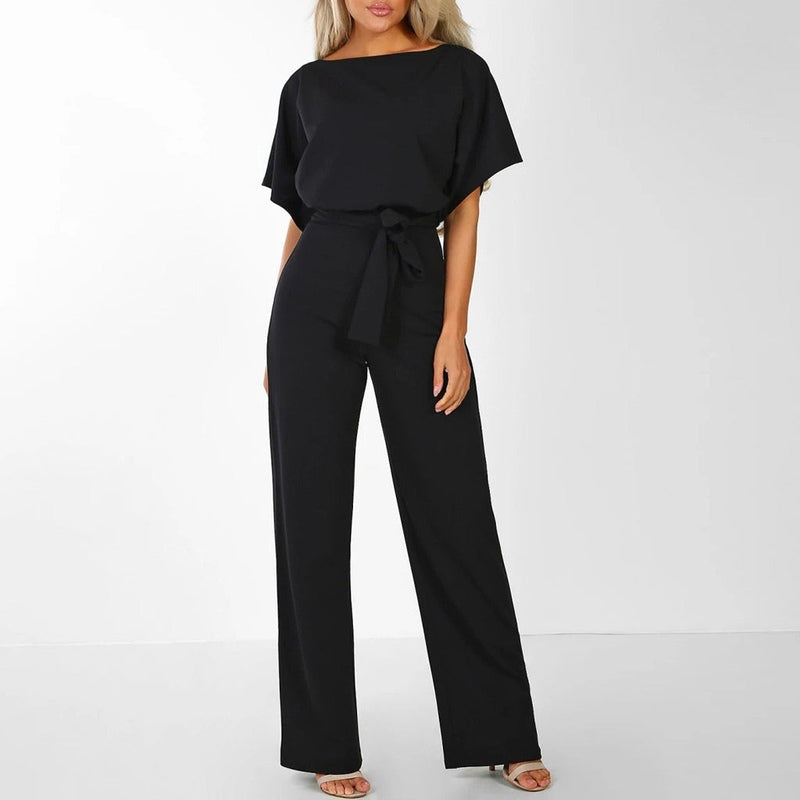 Kvinders Jumpsuit Med Laced Talje