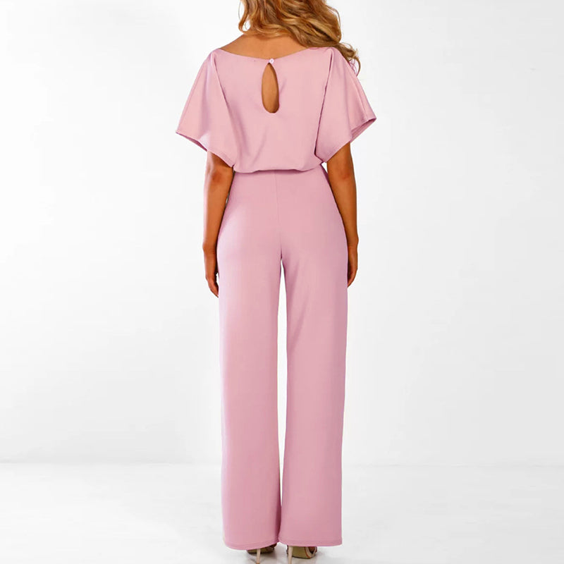 Kvinders Jumpsuit Med Laced Talje