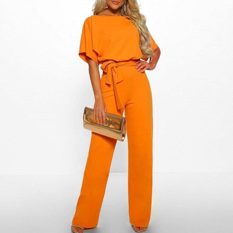 Kvinders Jumpsuit Med Laced Talje