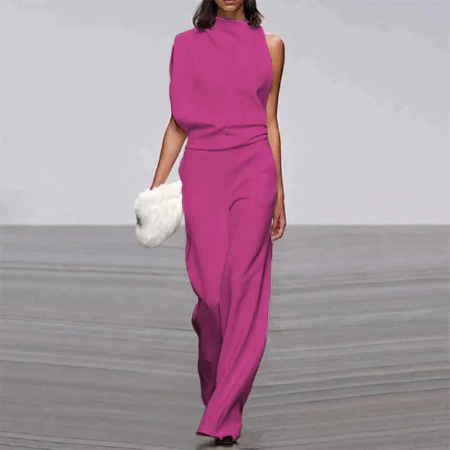 Kvinders Jumpsuit Uden Ærmer Moderne Design