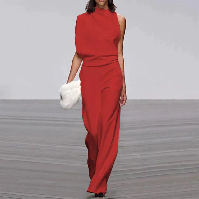 Kvinders Jumpsuit Uden Ærmer Moderne Design