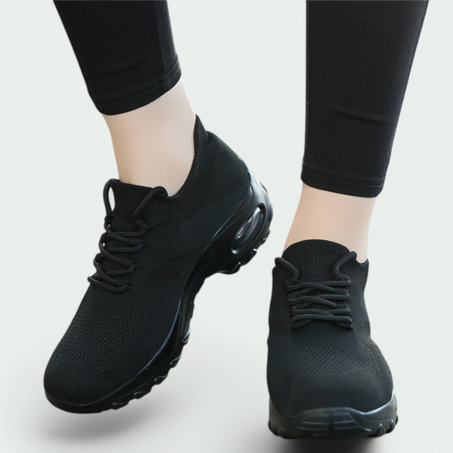 Kvinders Komfortable Sko med Velcro Lukning og Antiskrid Såler