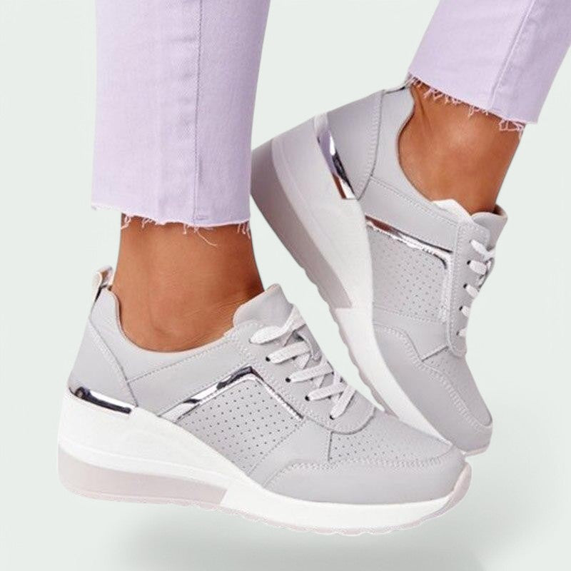 Kvinders Komfortable Sneakers Fleksible Gummisål