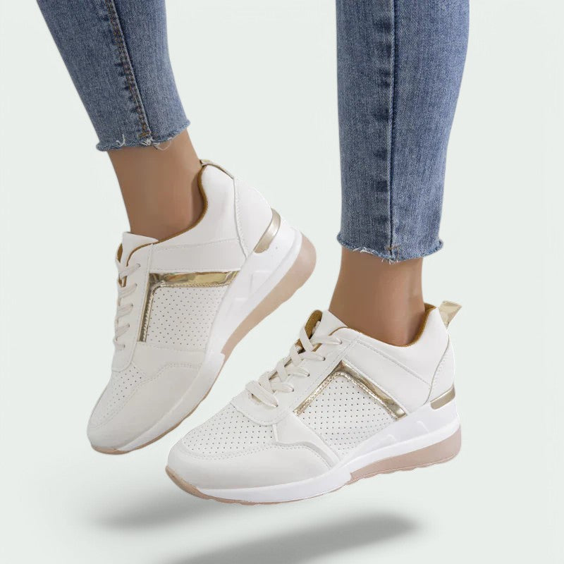 Kvinders Komfortable Sneakers Fleksible Gummisål