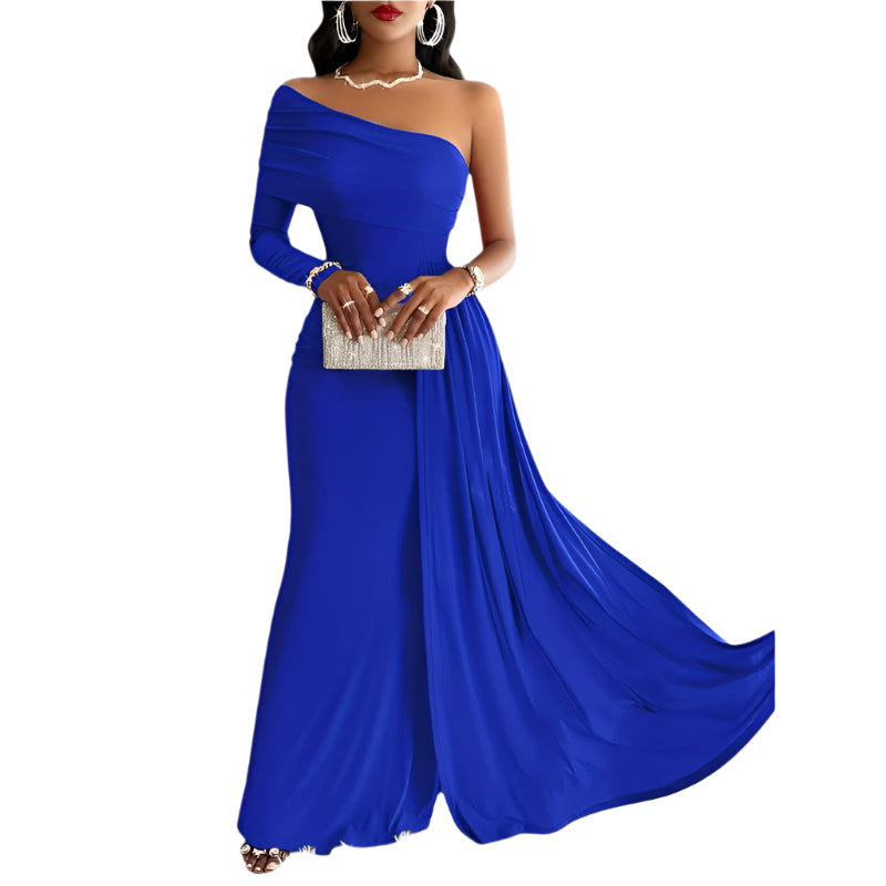 Kvinders Lang Kjole Strapless Polyester