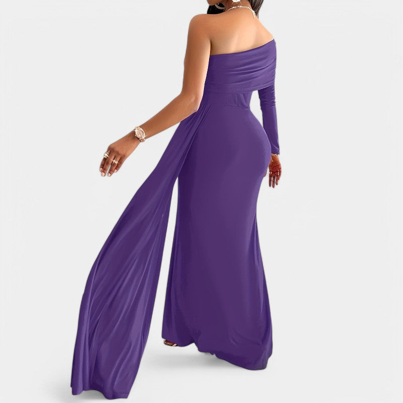 Kvinders Lang Kjole Strapless Polyester