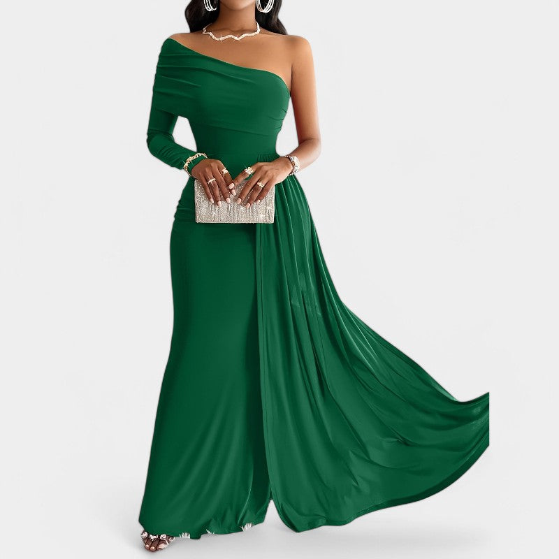 Kvinders Lang Kjole Strapless Polyester