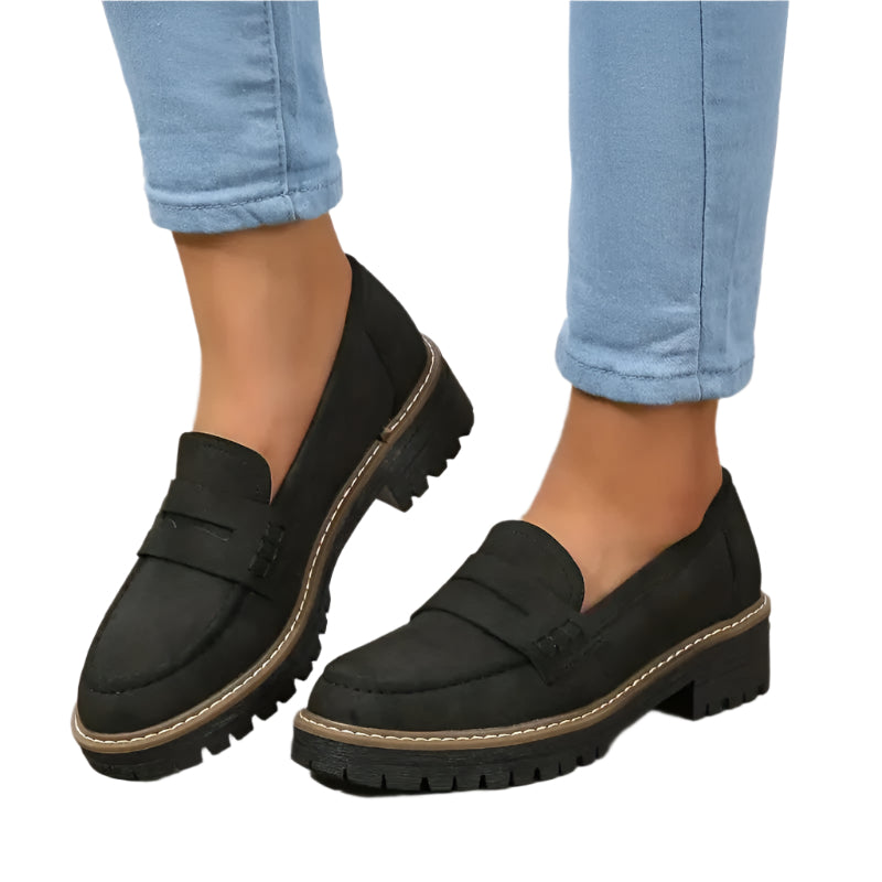 Kvinders Loafers Suede Casual Chic