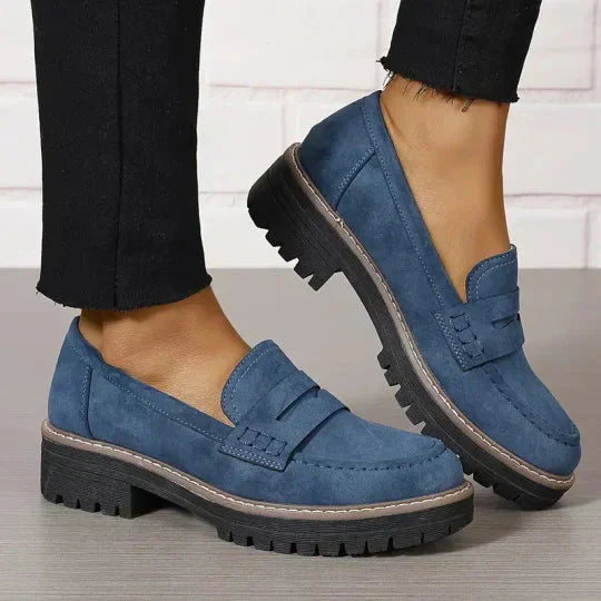 Kvinders Loafers Suede Casual Chic