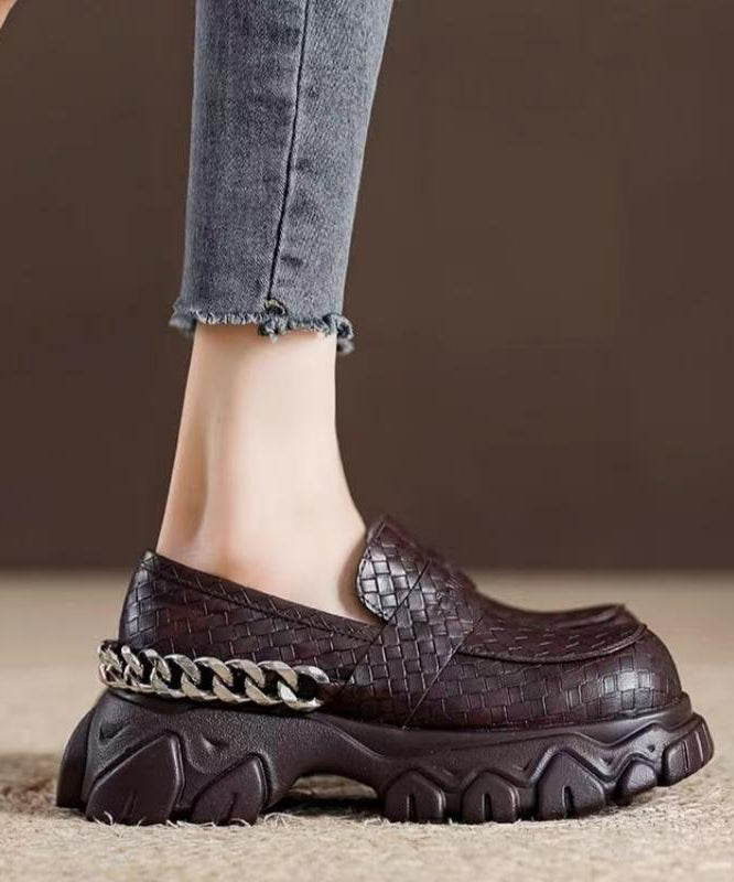 Kvinders Loafers med Splejsningsplatform