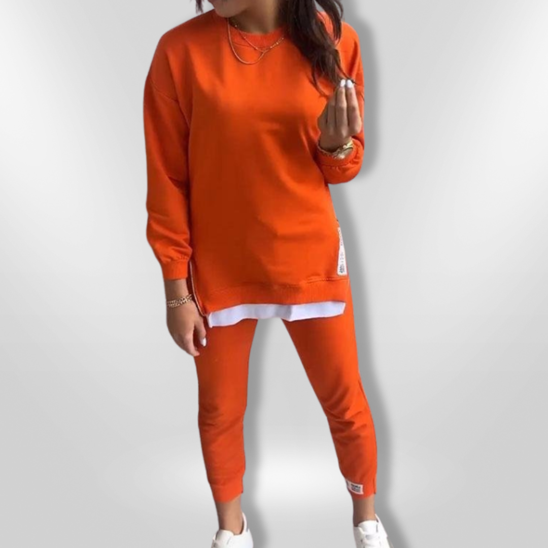 Kvinders Loungewear Sæt Oversized Sweatshirt og Joggers