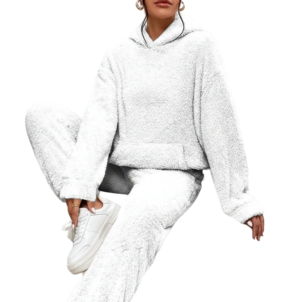 Kvinders Loungewear Sæt med Hætte