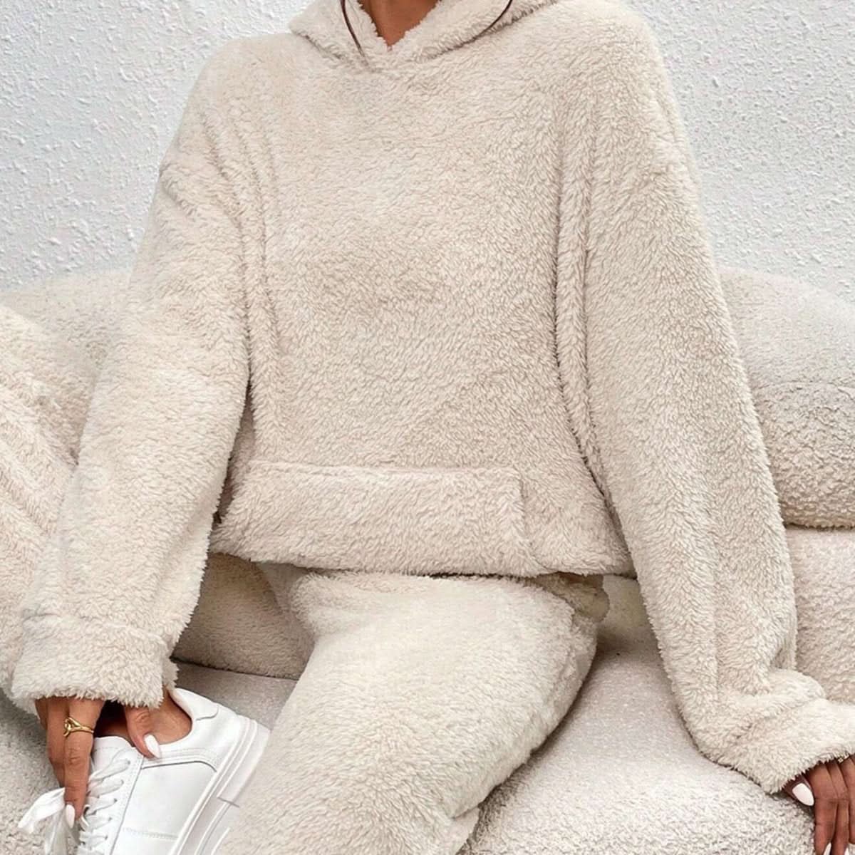 Kvinders Loungewear Sæt med Hætte