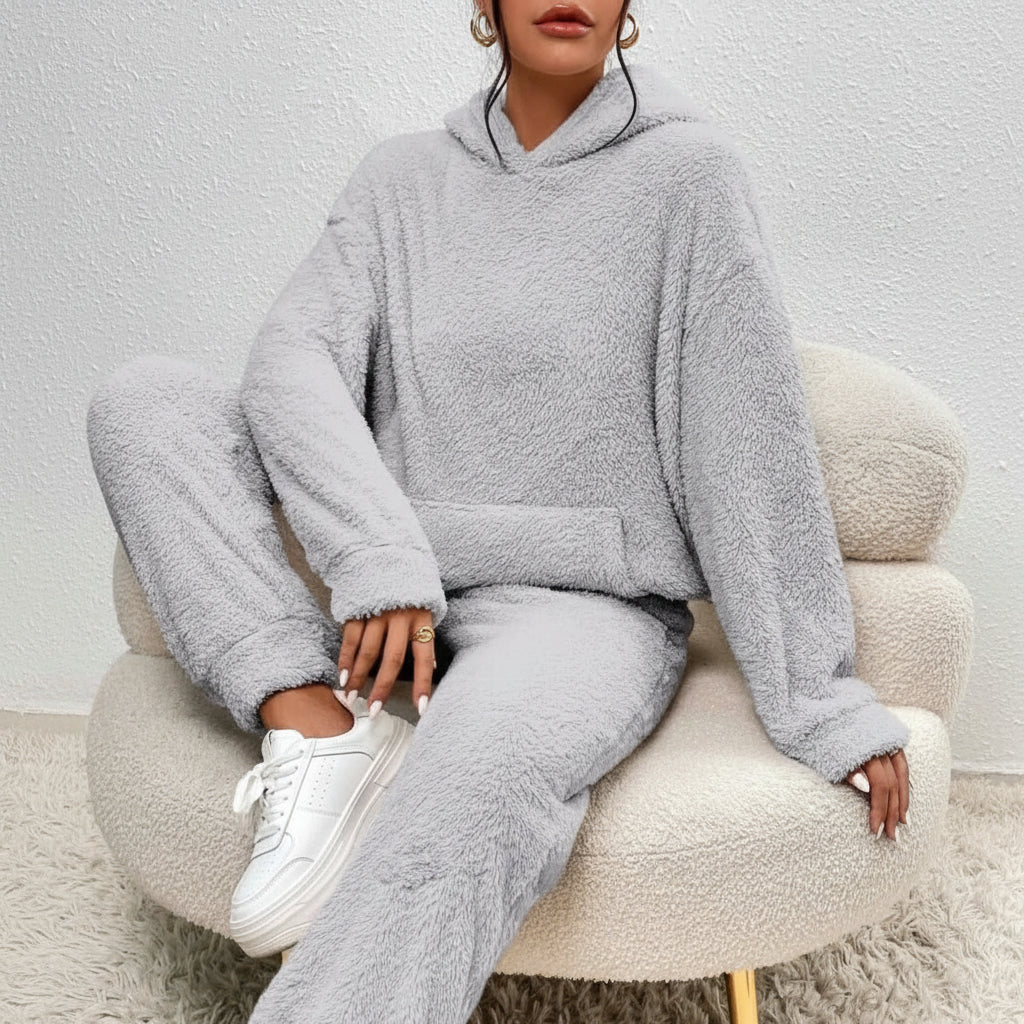Kvinders Loungewear Sæt med Hætte