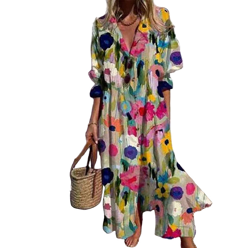 Kvinders Maxi Kjole Boho Stil