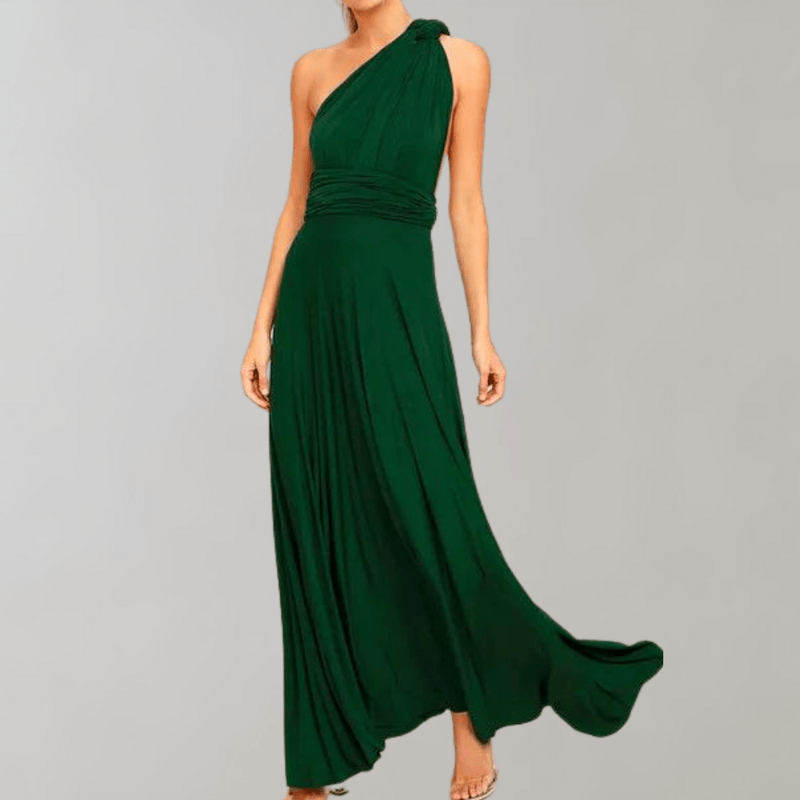 Kvinders Maxi Kjole Draperet Polyester