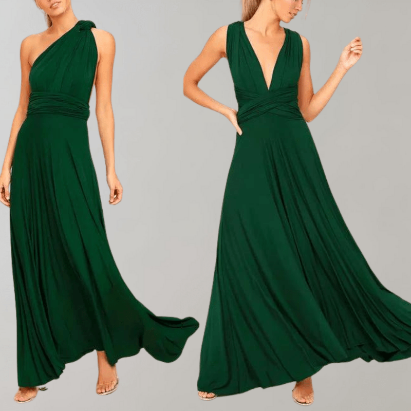 Kvinders Maxi Kjole Draperet Polyester