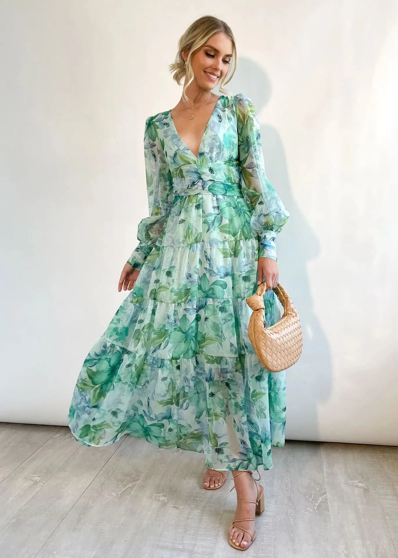 Kvinders Maxi Kjole Elegant Chiffon